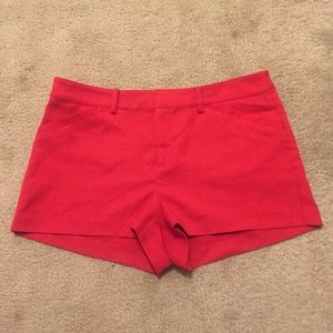 H&M Divided Red Shorts